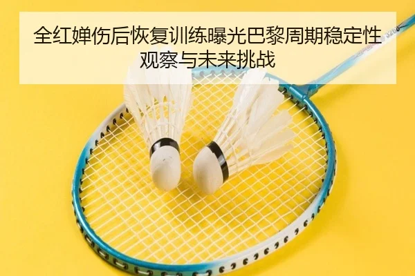 全红婵伤后恢复训练曝光巴黎周期稳定性观察与未来挑战